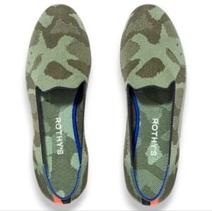 Rothy's Green Camouflage Flats